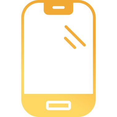 Akıllı telefon. Web simgesi basit illüstrasyon