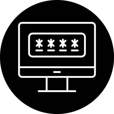 password web icon vector illustration 