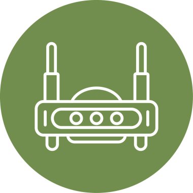 Yönlendirici. Web simgesi basit illüstrasyon 