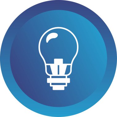 ampul simgesi, vektör illüstrasyonu 