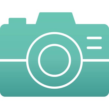 kamera simgesi vektör illüstrasyonu 