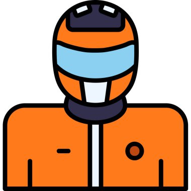 BMX sürücüsü. Web simgesi basit tasarım