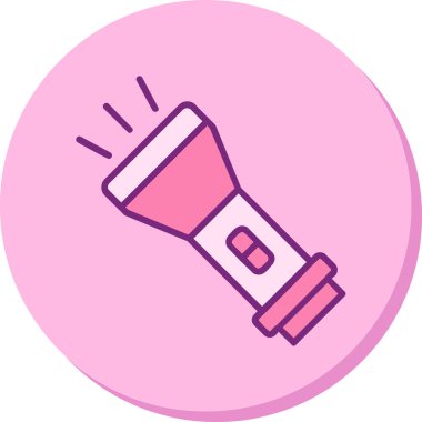 el feneri. Web simgesi basit illüstrasyon