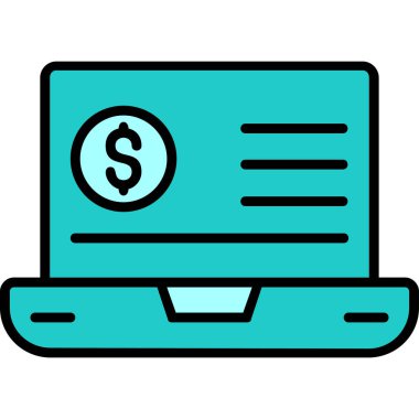 Eğilim biçimi izole edilmiş arka planda mali simge 