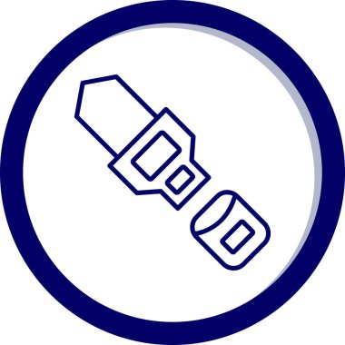 Özdenetim web simgesi, vektör illüstrasyonu