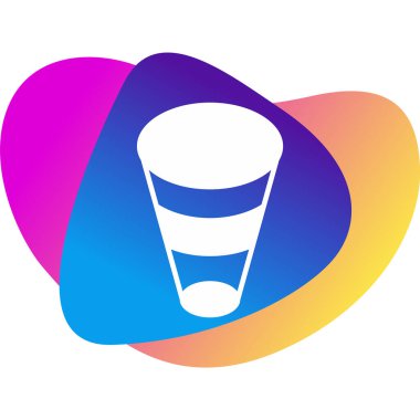 Frustum web simgesi basit illüstrasyon