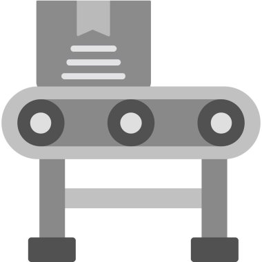 Taşıyıcı Şerit web simgesi, vektör illüstrasyonu