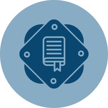 kitap simgesi, vektör illüstrasyonu basit tasarım