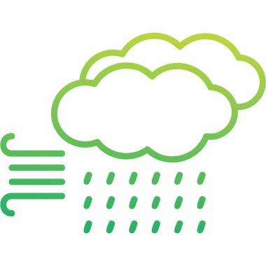 storm web icon, vector illustration 