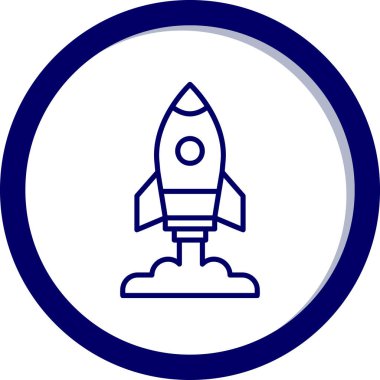 Bir yıldız simgesinin vektör illüstrasyonu 