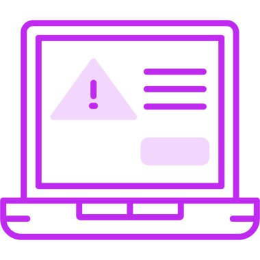 uyarı simgesi vektör illüstrasyonu