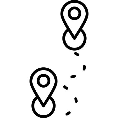 Yönlendirme Simgesi, Vektör İllüstrasyonu