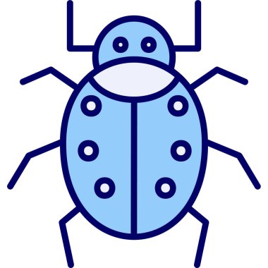 Böcek. Web simgesi basit illüstrasyon 