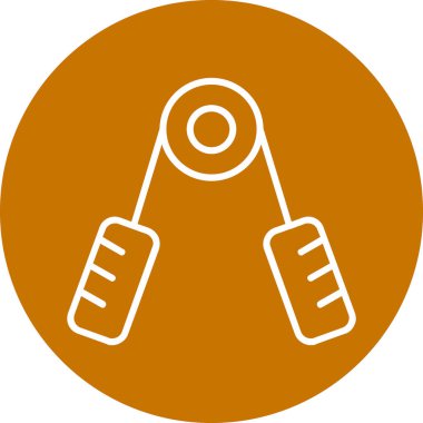 El Kavrama Ağı simgesi basit illüstrasyon