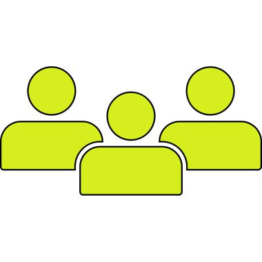 Seyirci Web simgesi vektör illüstrasyonu