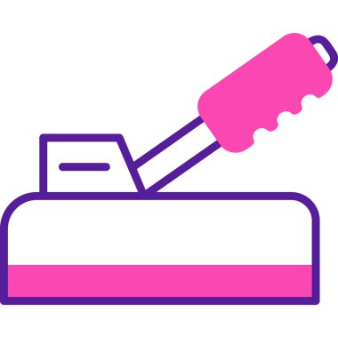 El freni simgesi vektör çizimi