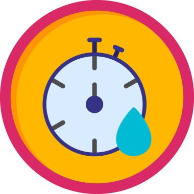 Hızlı Kuru vektör simgesi, illüstrasyon 