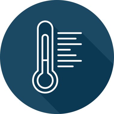 Sıcaklık web simgesi resimleme tasarımı