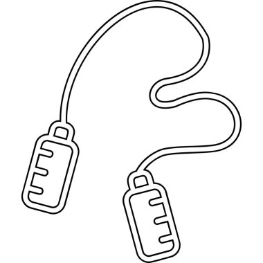 atlama ipi web simgesi, illüstrasyon vektör