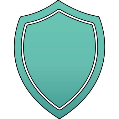 Ağ için koruma kalkanı vektör simgesi 