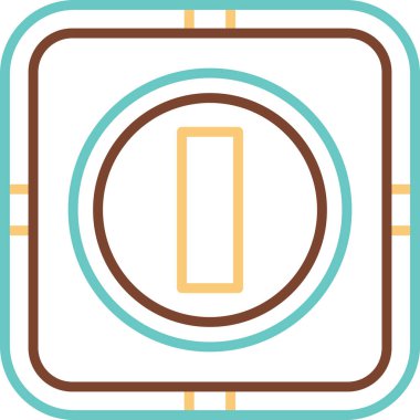 güç düğmesi vektör illüstrasyonu 