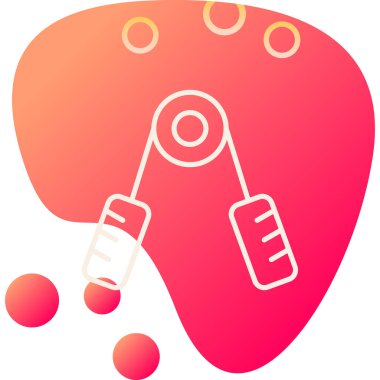 El Kavrama Ağı simgesi basit illüstrasyon