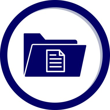 dosya dizini vektör illüstrasyonu