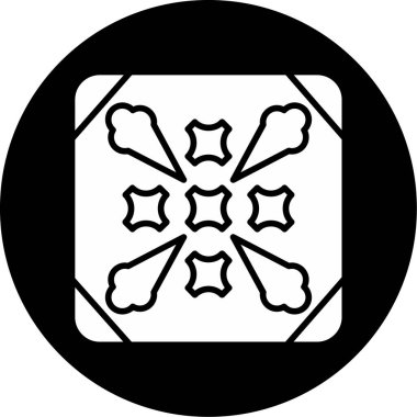 Döşeme. Web simgesi basit illüstrasyon