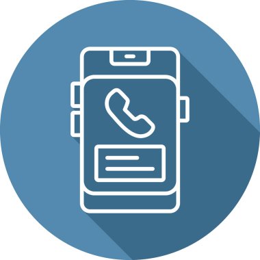 Telefon Defteri simgesi, vektör illüstrasyonu