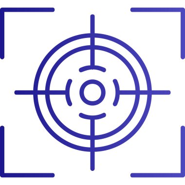 Hedef. Web simgesi basit illüstrasyon