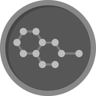 Kimya formülü simgesi, vektör illüstrasyonu 