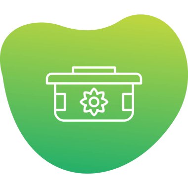 kutu web simgesi, vektör illüstrasyonu 