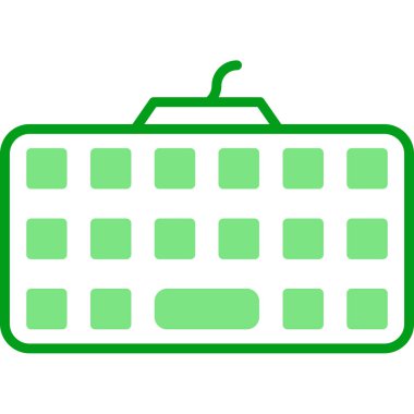 klavyenin modern vektör simgesi, illüstrasyon 