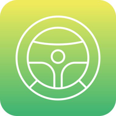 Direksiyon. Web simgesi basit illüstrasyon