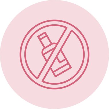 Alkol işareti simgesi çizimi yok