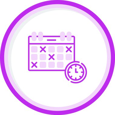 Takvim. Web simgesi basit tasarım 