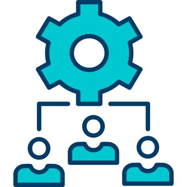 Bir grup insanın vektör çizimi, Takım Yönetimi