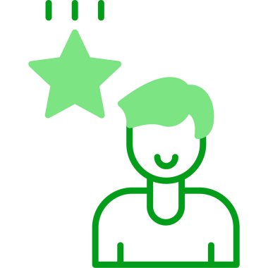 Hırs simgesi, vektör illüstrasyonu 