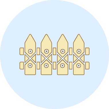 Çitin vektör illüstrasyonu