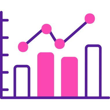 bar çizelgesi simgesi, vektör illüstrasyonu 