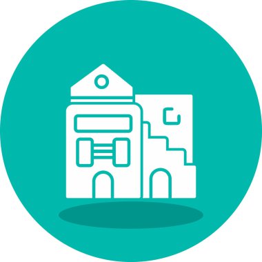 vektör evi oluşturma simgesi, modern tasarım illüstrasyonu 