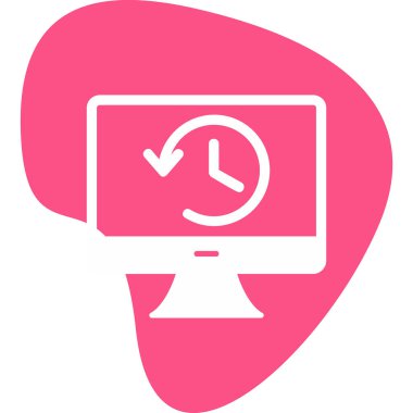 Tarih web simgesi. Basit resimleme