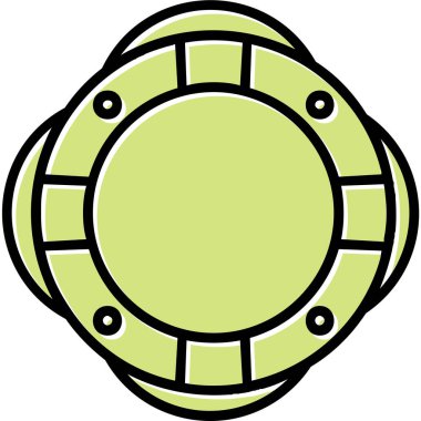 Can simidi simgesi, vektör illüstrasyonu basit tasarım