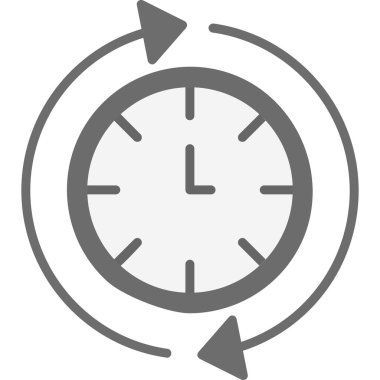 Her zamanki gibi. Web simgesi basit illüstrasyon