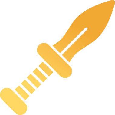 Hançer. Web simgesi basit illüstrasyon 