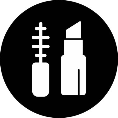 Makyaj Ağı simgesi basit illüstrasyon 