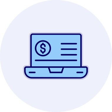 Eğilim biçimi izole edilmiş arka planda mali simge 