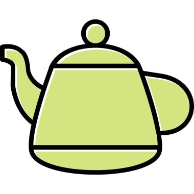 Vektör illüstrasyonu, çaydanlık ağı simgesi 