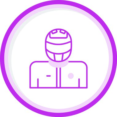 BMX sürücüsü. Web simgesi basit tasarım