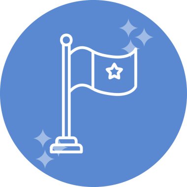 bayrak web simge vektör çizim
